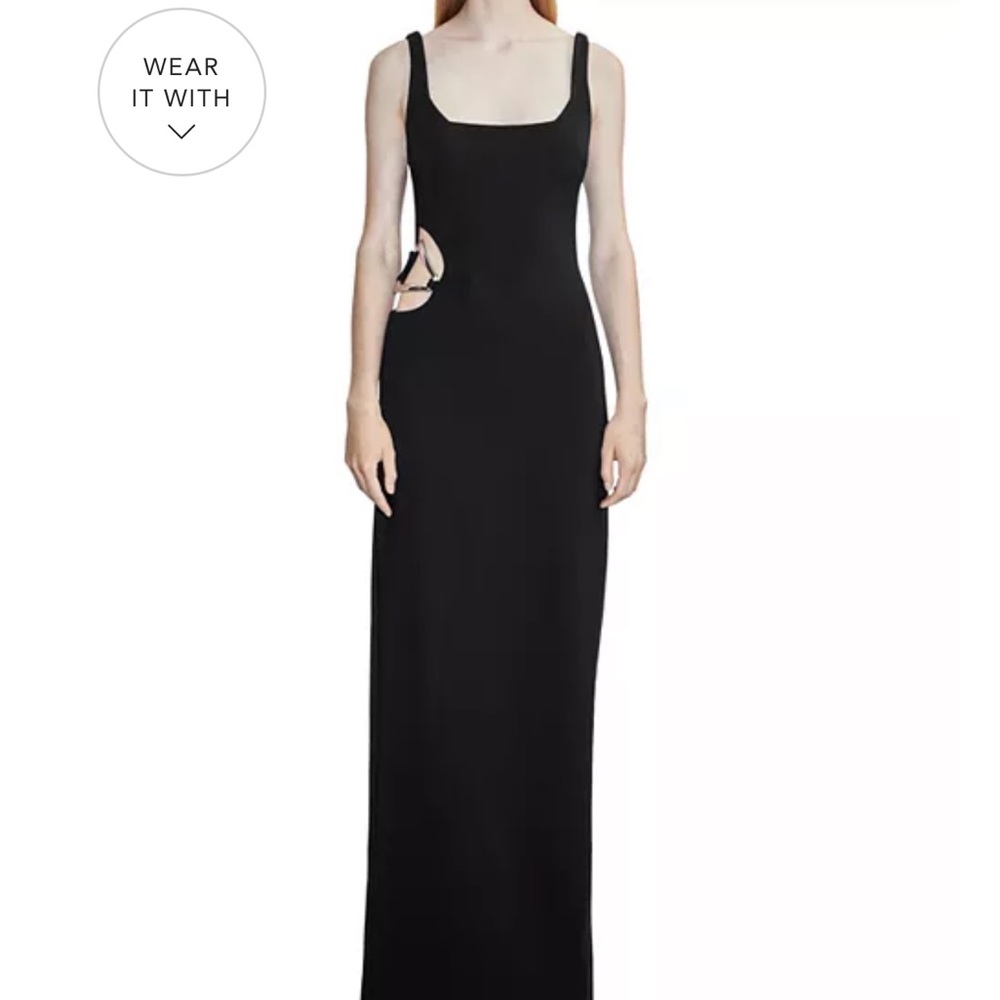 Et ochs black long dress
